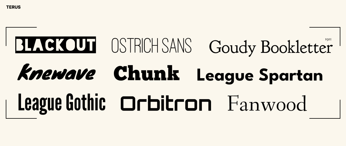 Sử dụng font chữ có chân một cách có chọn lọc