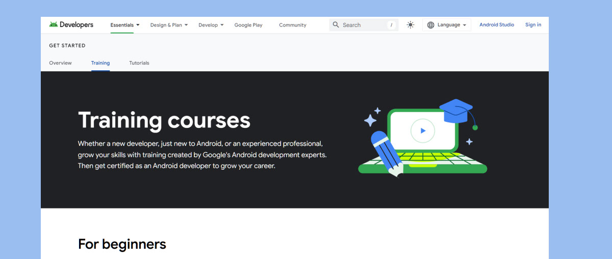 nền tảng Google Android Training