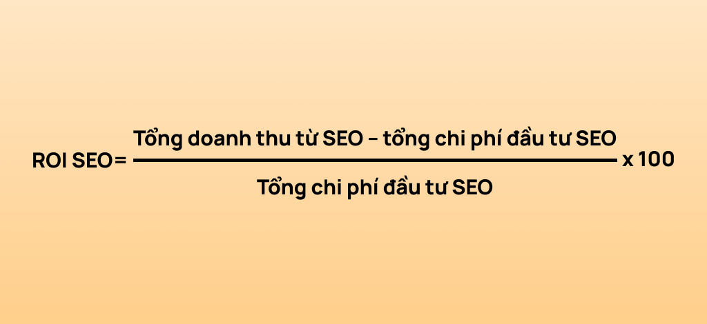 công thức tính ROI SEO