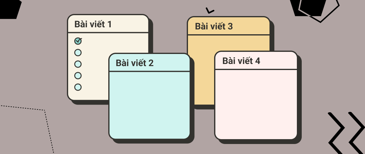Viết một số bài trụ cột (Pillar Content)