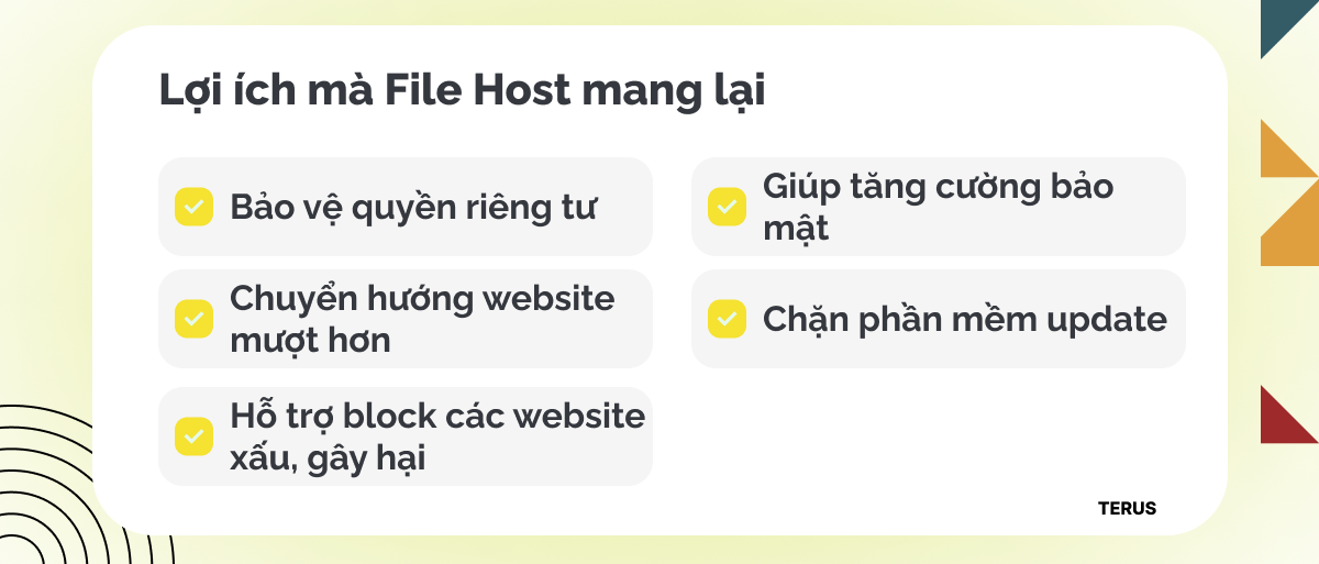 Lợi ích mà File Host mang lại