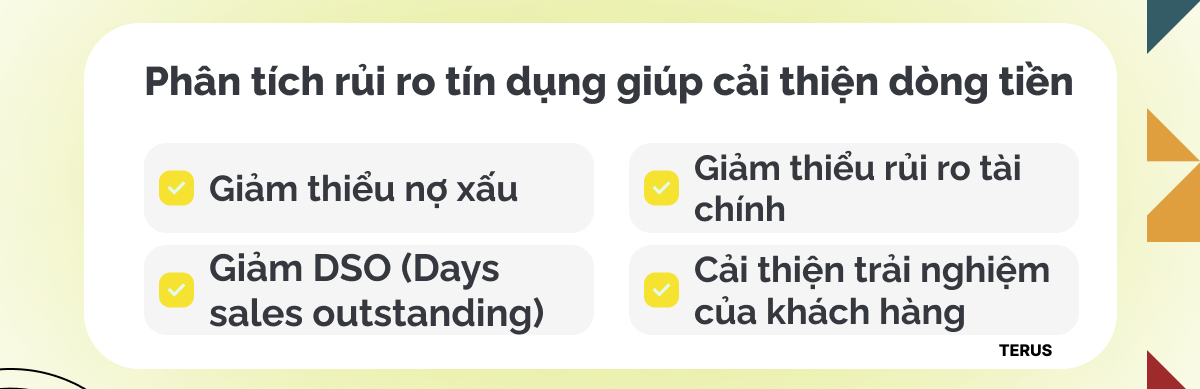 Phân tích rủi ro tín dụng giúp cải thiện dòng tiền của bạn