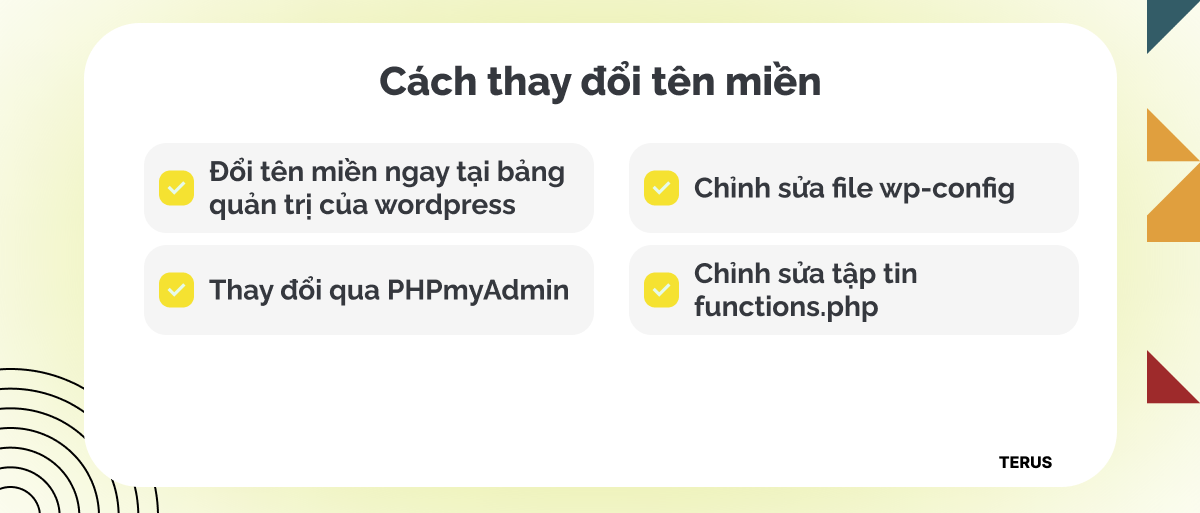 Cách thay đổi tên miền hiệu quả, an toàn và đơn giản
