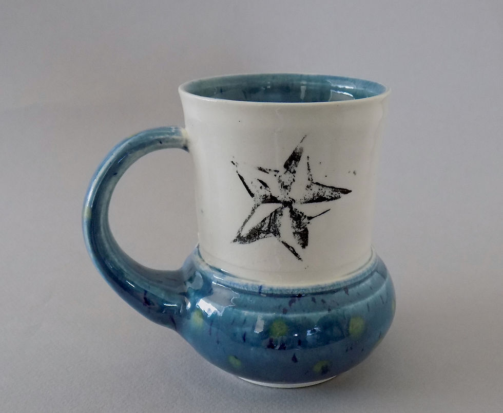 Blue Nautical Star Mug