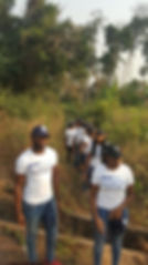 Youth touring the Bushes