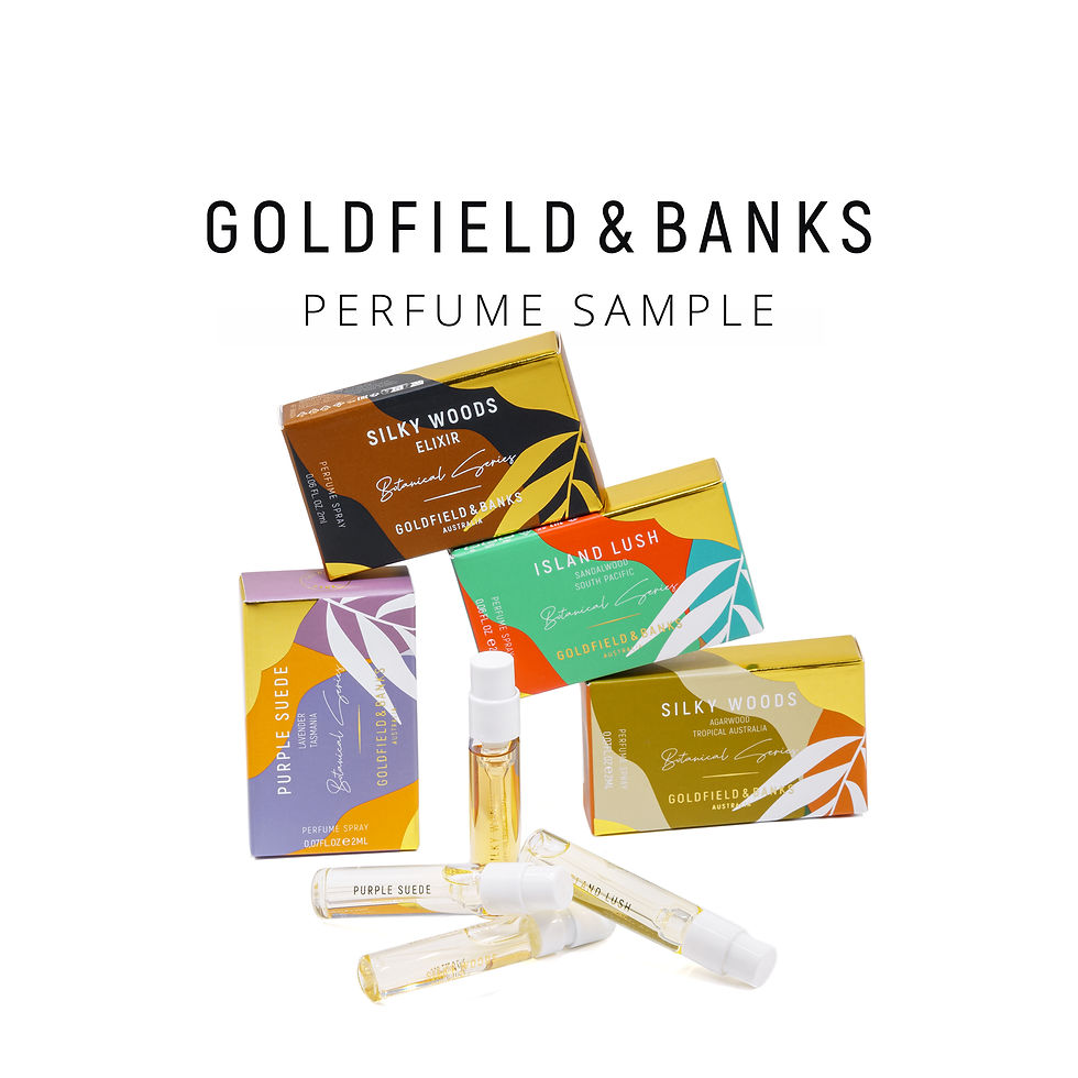 Perfume Sample, Botanical Series, Goldfield and Banks, RAFINAD