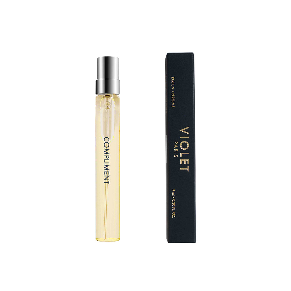 Compliment by Les Parfums de VIOLET (Maison VIOLET), Eau de Parfum 9 ml, RAFINAD Parfumerie, miniature