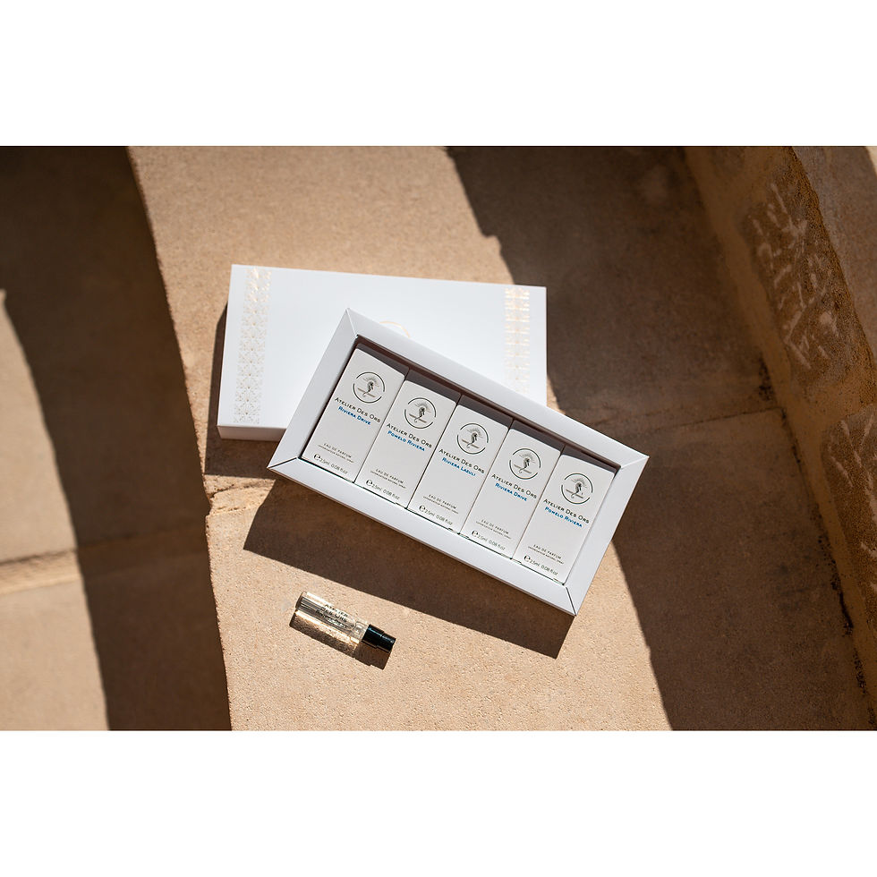 Miniature : Discovery Set, Perfume samples, White box, Atelier Des Ors, Eau de Parfum 2.5 ml x 5, RAFINAD