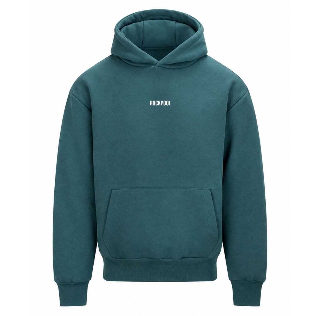 Heavyweight Boxy Hoodie Teal