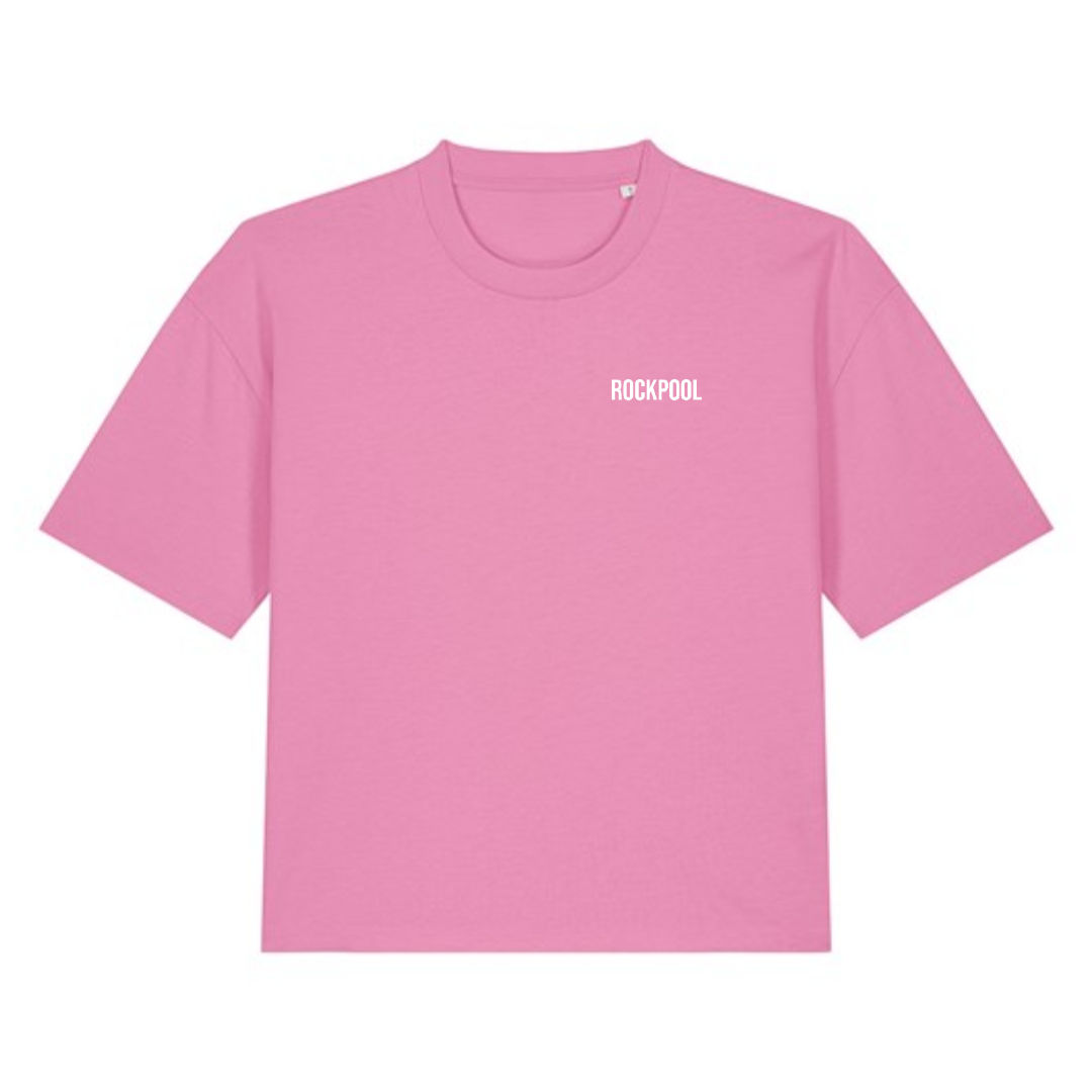 Womens Boxy Tee Bubblegum Pink