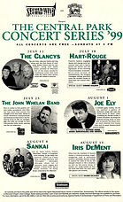 Music Haven Concert Series 1999 Season Poster