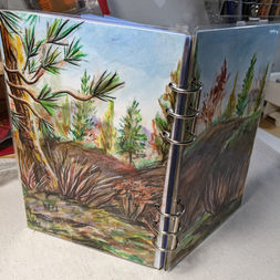 Hand painted planner