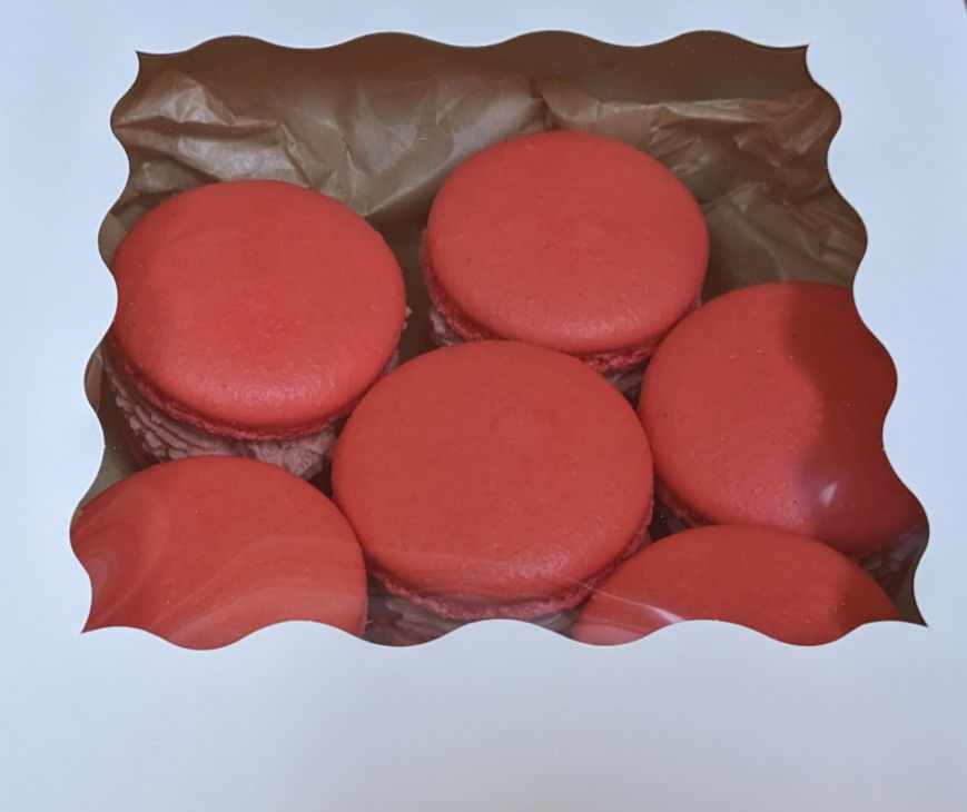 Thumbnail: Raspberry Macarons- Sold In Sets Of 4