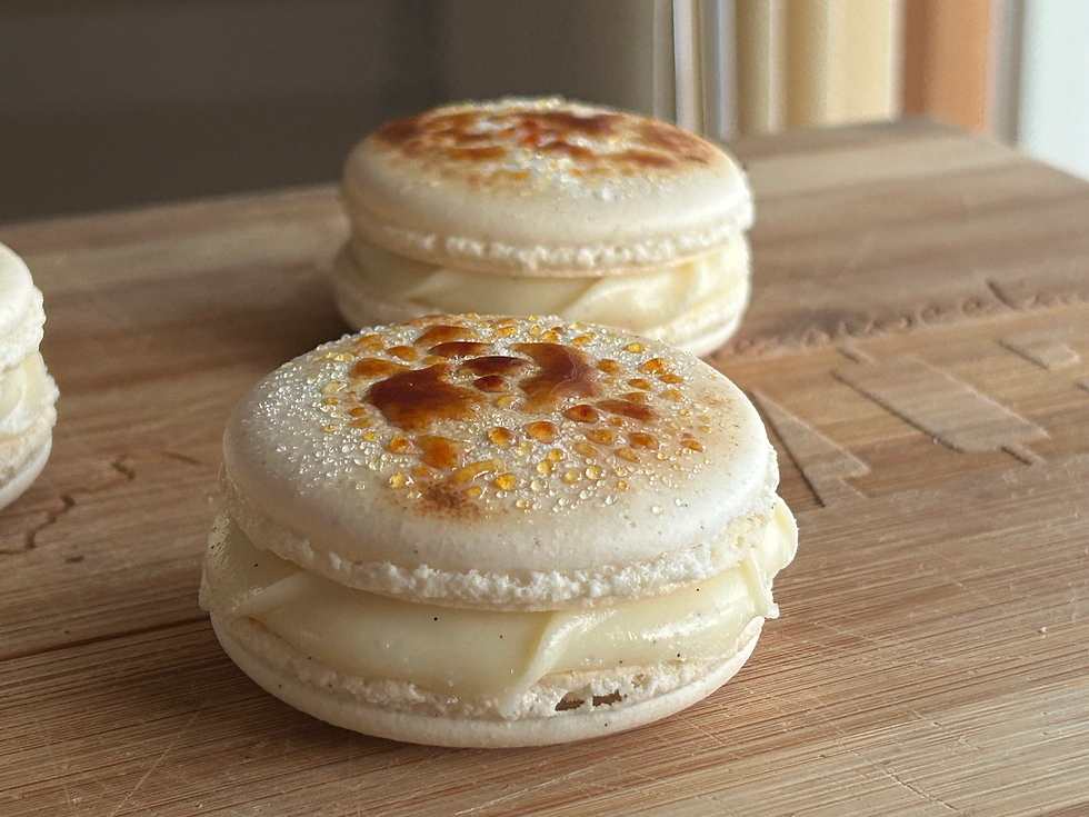 Thumbnail: Toasted Vanilla Macarons- Sold In Sets Of 4