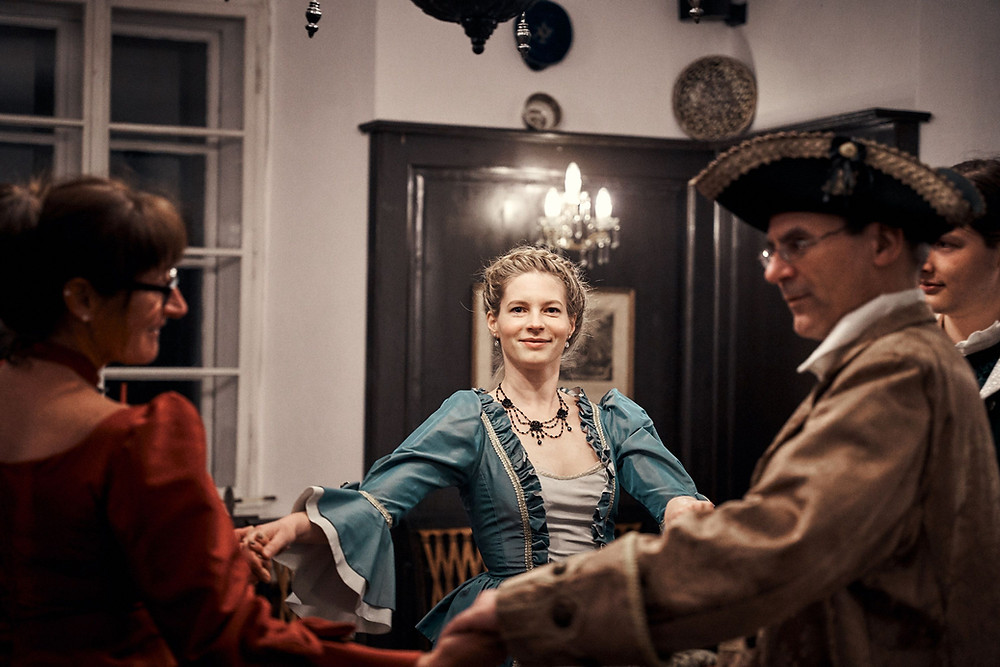 Mittelalterlicher Tanz in Schloss Zdíkov