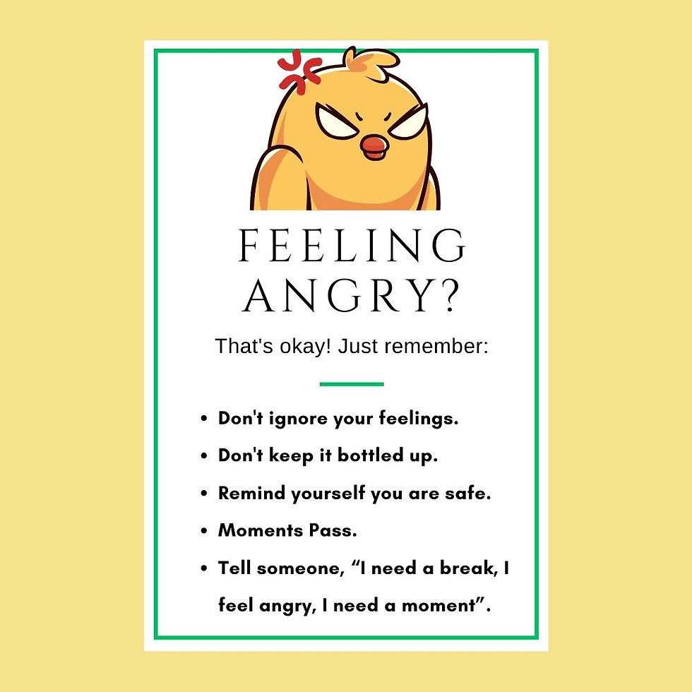 Feeling Angry Poster