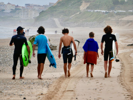 L'equipe du surf camp