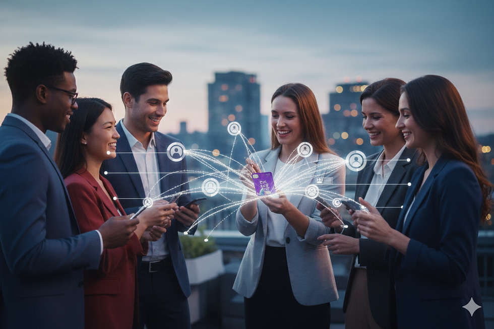 Networking con tarjetas de presentación