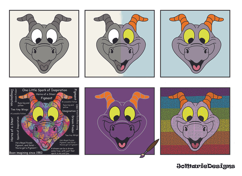 Figment the Dragon from Disney World