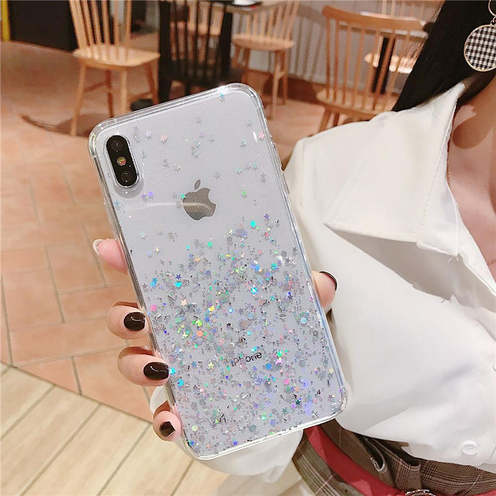 Thumbnail: Silver Sparkle Flash IPhone Case