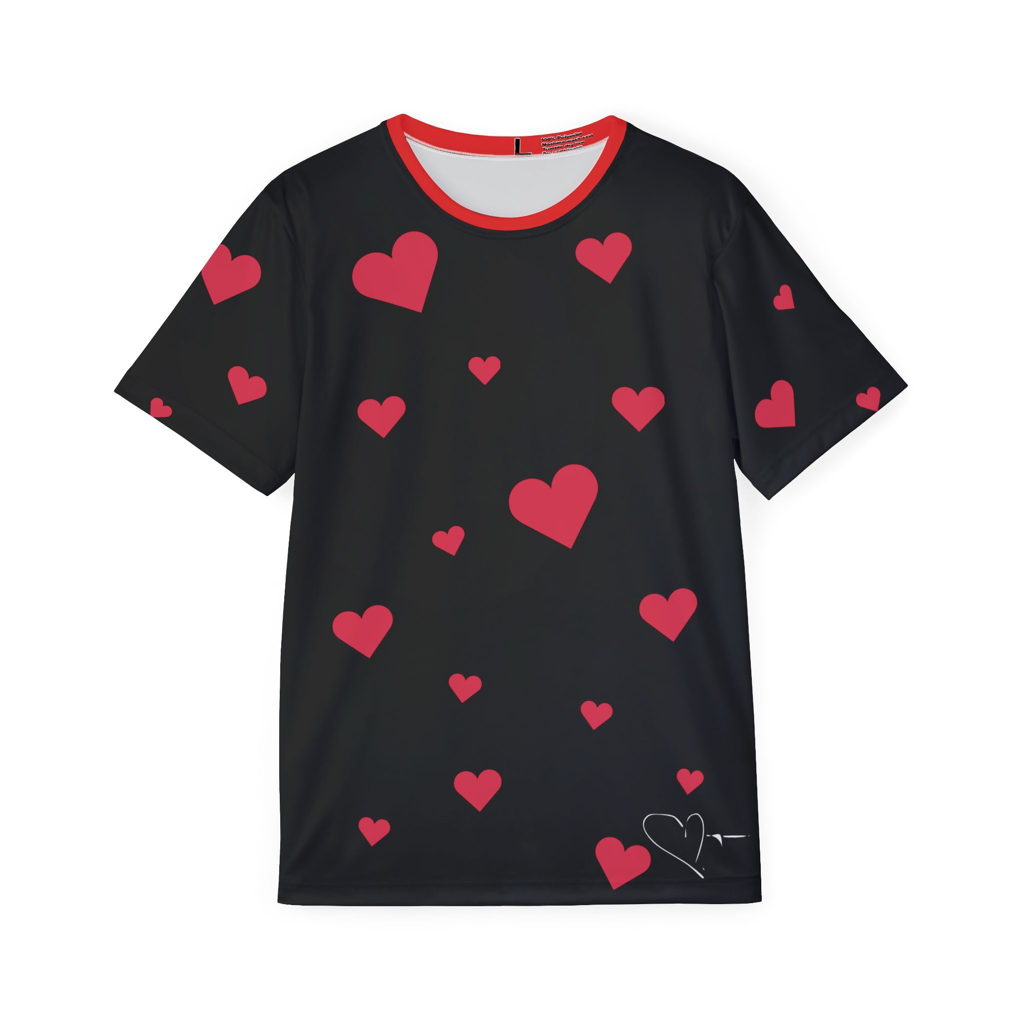 Breathable Graphic Tee - King of Hearts