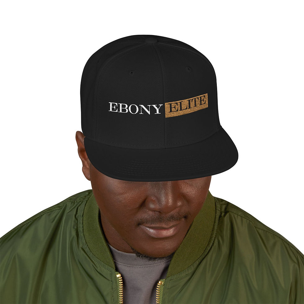 Thumbnail: Embroidered Snapback Hat by EE