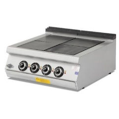 Rus tipli elektrik peçi 4 gözlü set üstü