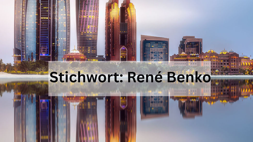 Stichwort: René Benko