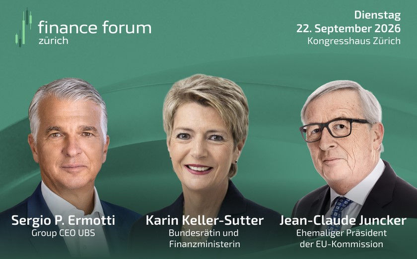 UBS-CEO Sergio P. Ermotti wird am Finance Forum Zürich 2026 auftreten