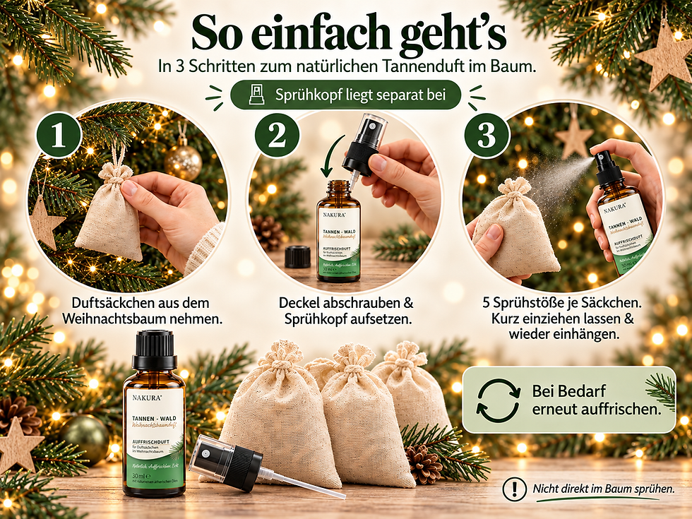 Tannenduft für künstlichen Weihnachtsbaum