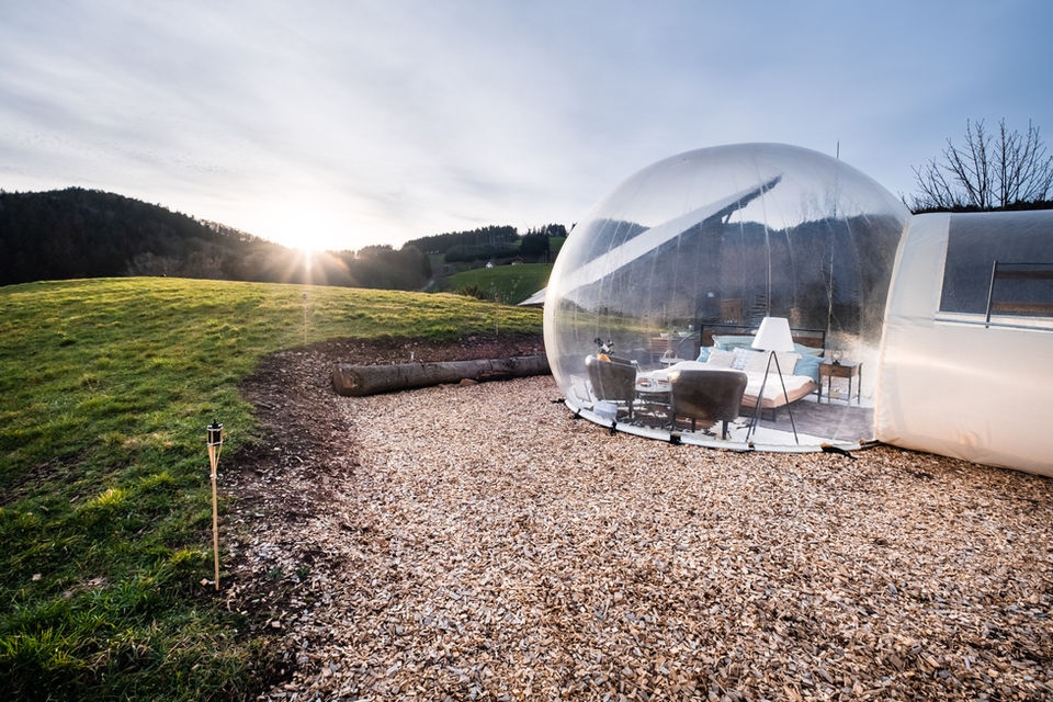 Bubble Tent Gutach by living TIMELESS, holiday apartment, vacation, accommodation, Black Forest, sleep under the stars