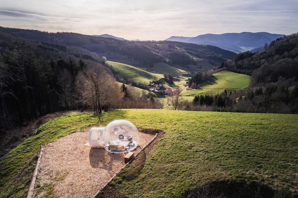 Bubble Tent Gutach by living TIMELESS, holiday apartment, vacation, accommodation, Black Forest, sleep under the stars