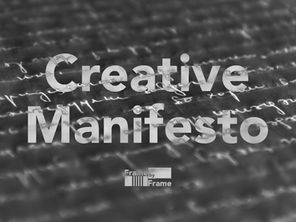 My Creative Manifesto