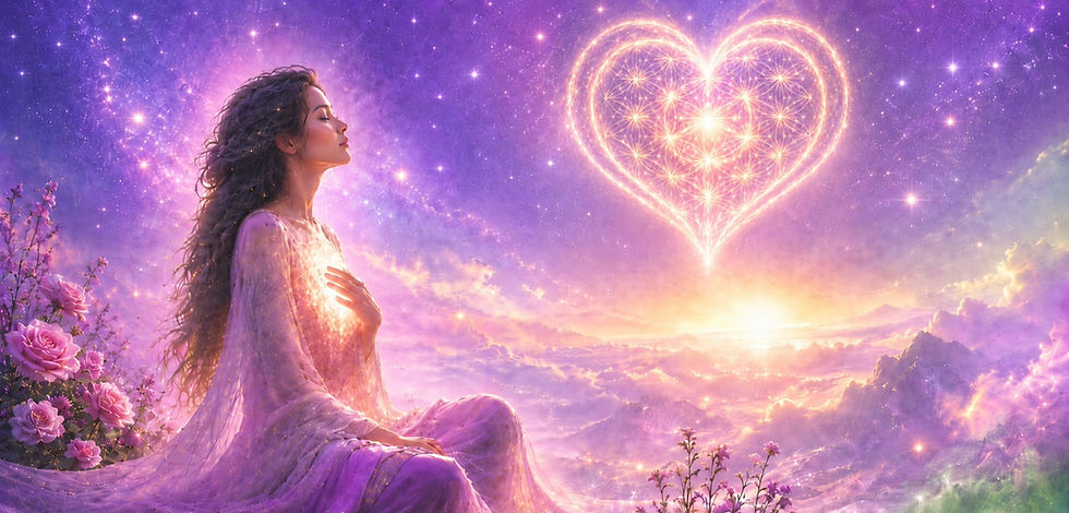 Twin Flame journey, spiritual awakening, and Divine Love with sacred heart energy