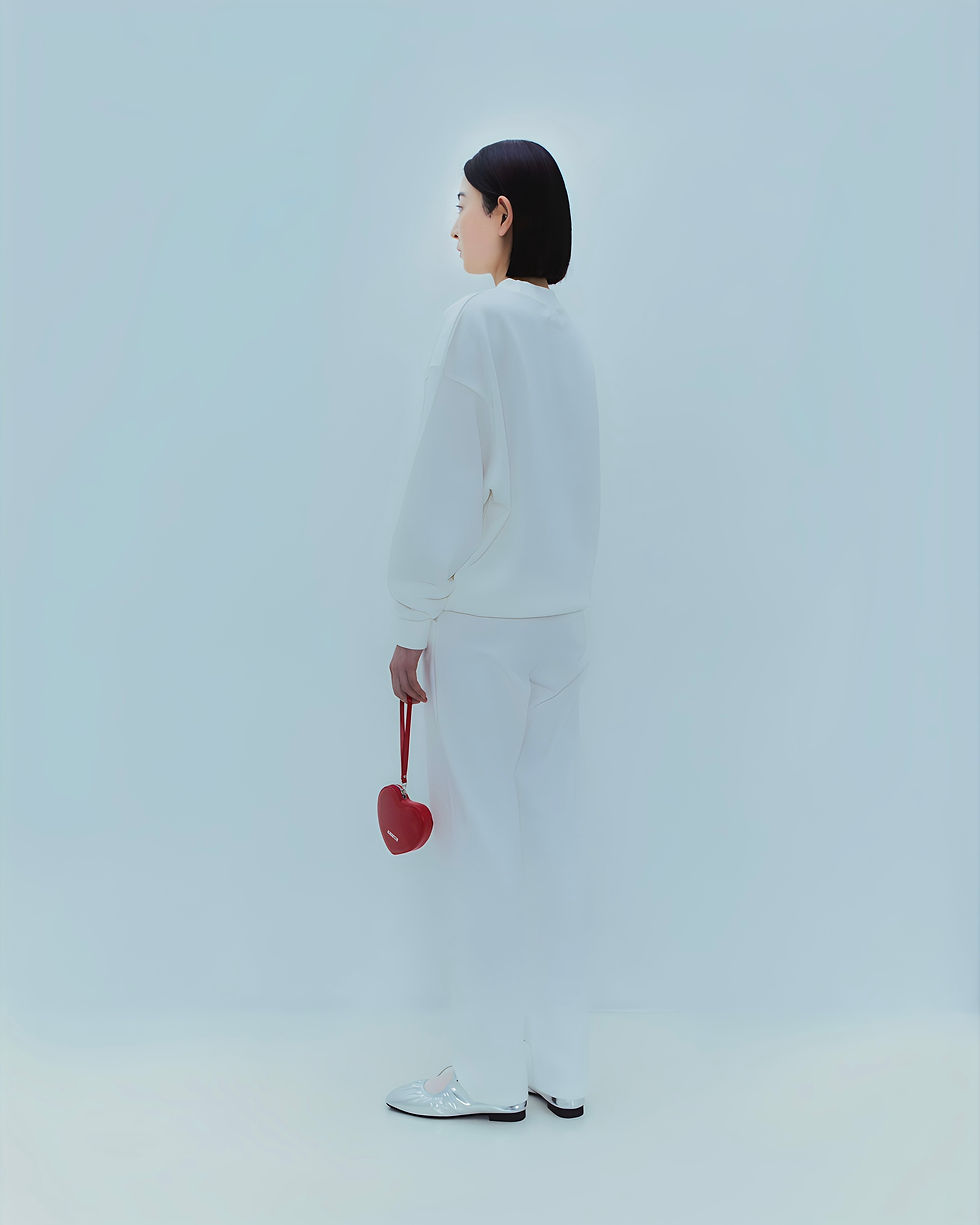サムネイル： ICON LOGO REGULAR SWEAT TRAINER WHITE