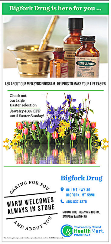 Bigfork Senior News...Sponsored by Bigfork Drug