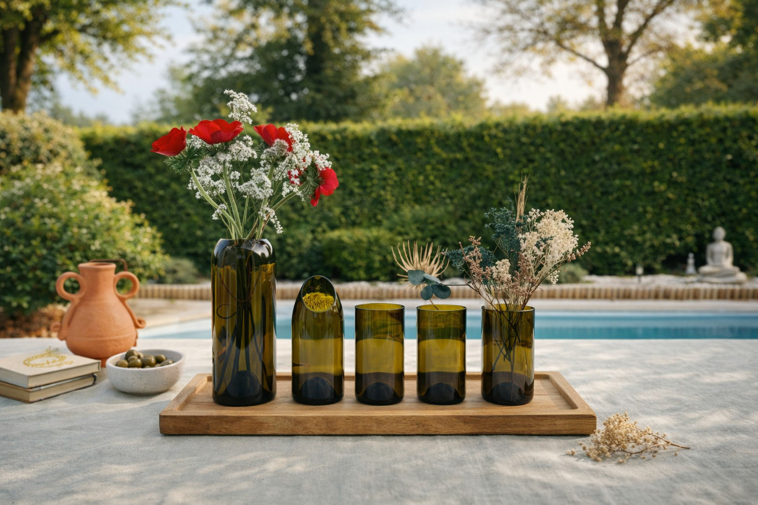 Mini Vase ou verre brun - Ambréa
