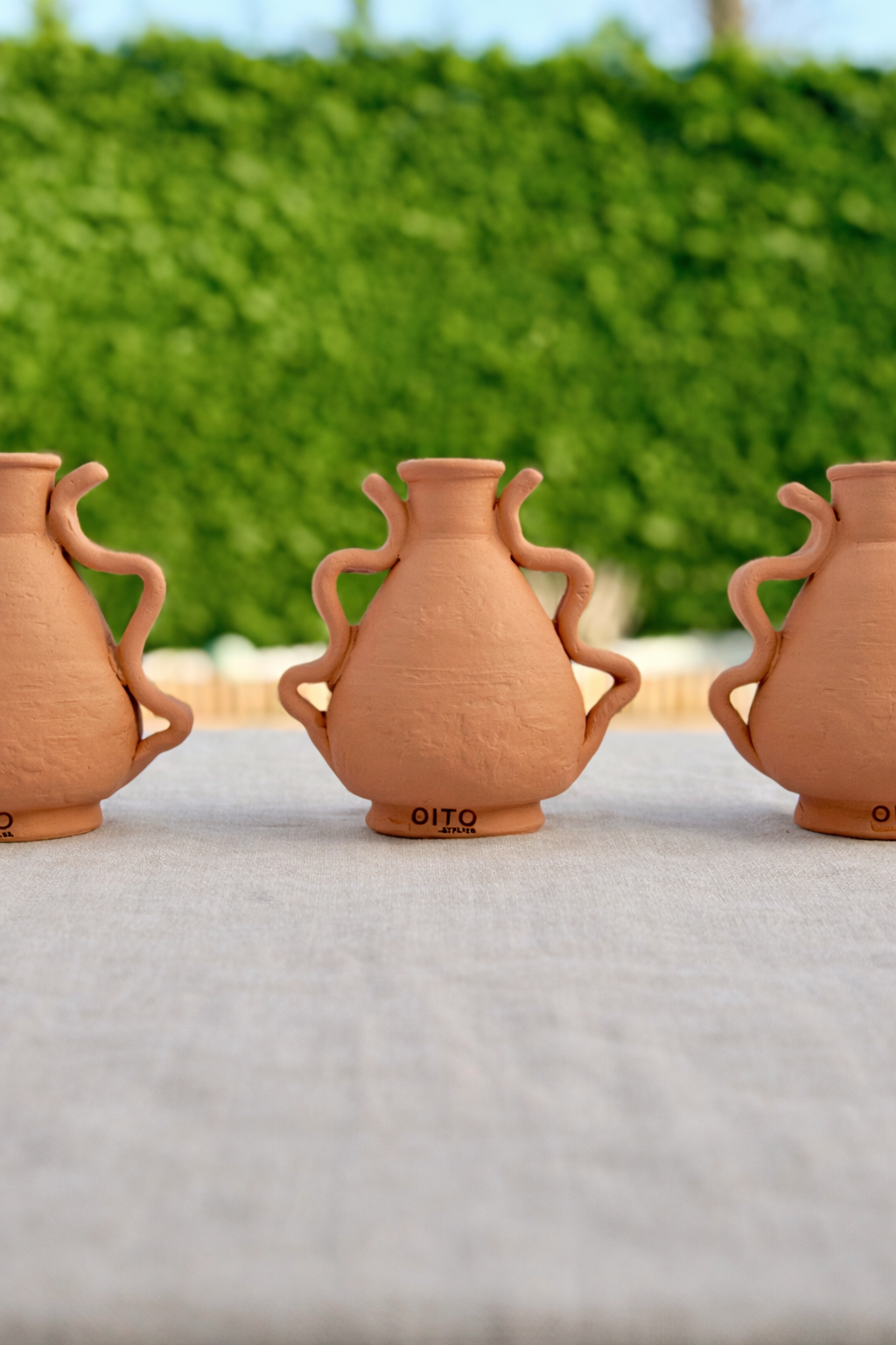 Mini vase artisanal terracotta céramique - Artus
