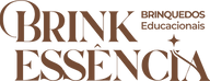 Logo da brinkessencia, uma boutique de brinquedos que traz desenvolvimento as crianças e um futuro mais brilhante ainda