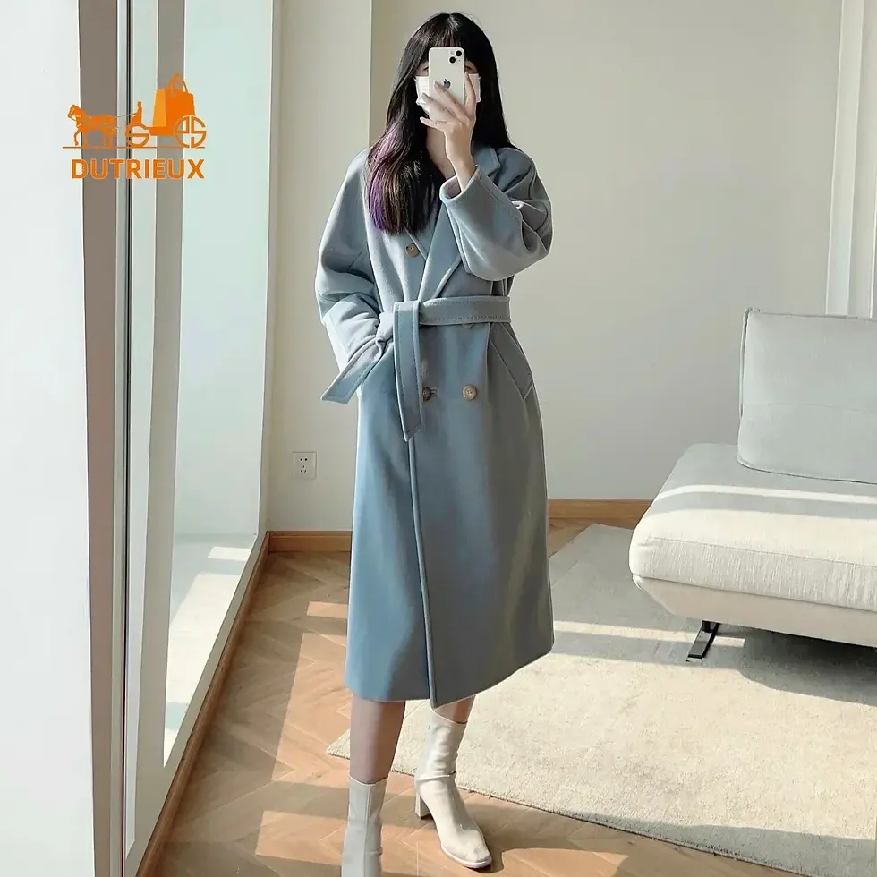 Thumbnail: Double-Sided Wool Cashmere Coat