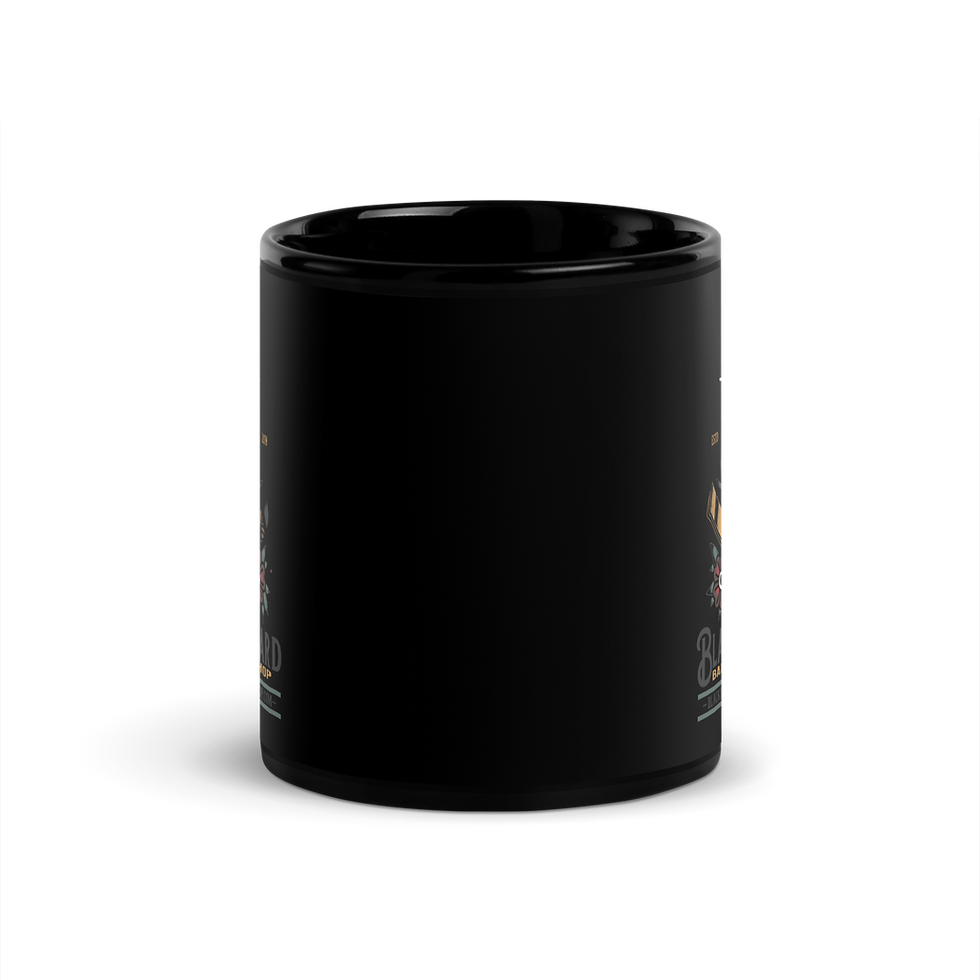 Thumbnail: Barber Pole Black Glossy Mug