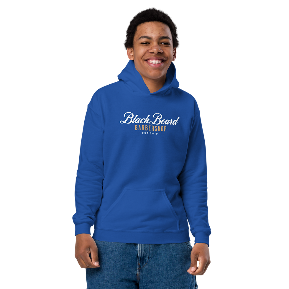 Thumbnail: BlackBeardClassicYouth Heavy Blend Hoodie