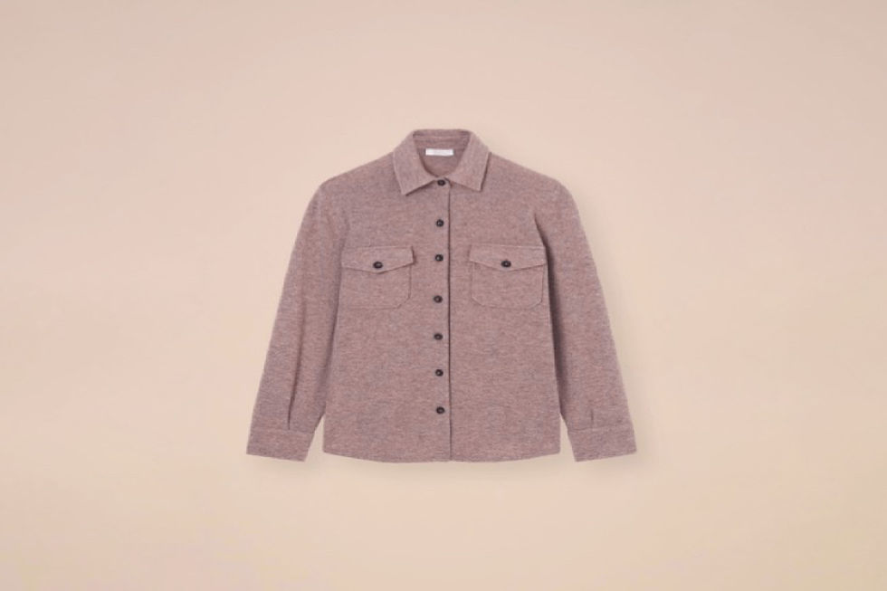 Camicia in maglia della collezione Fedeli donna FW26