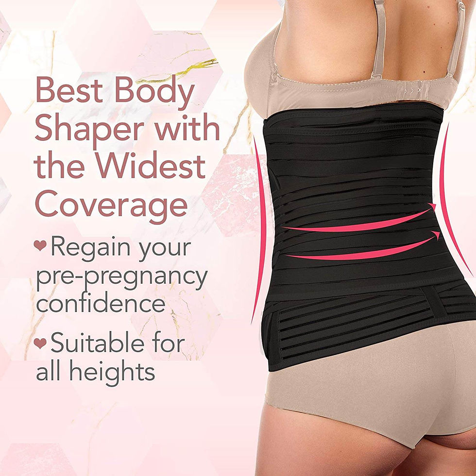 Thumbnail: 3 in 1 Postpartum Belt - Black