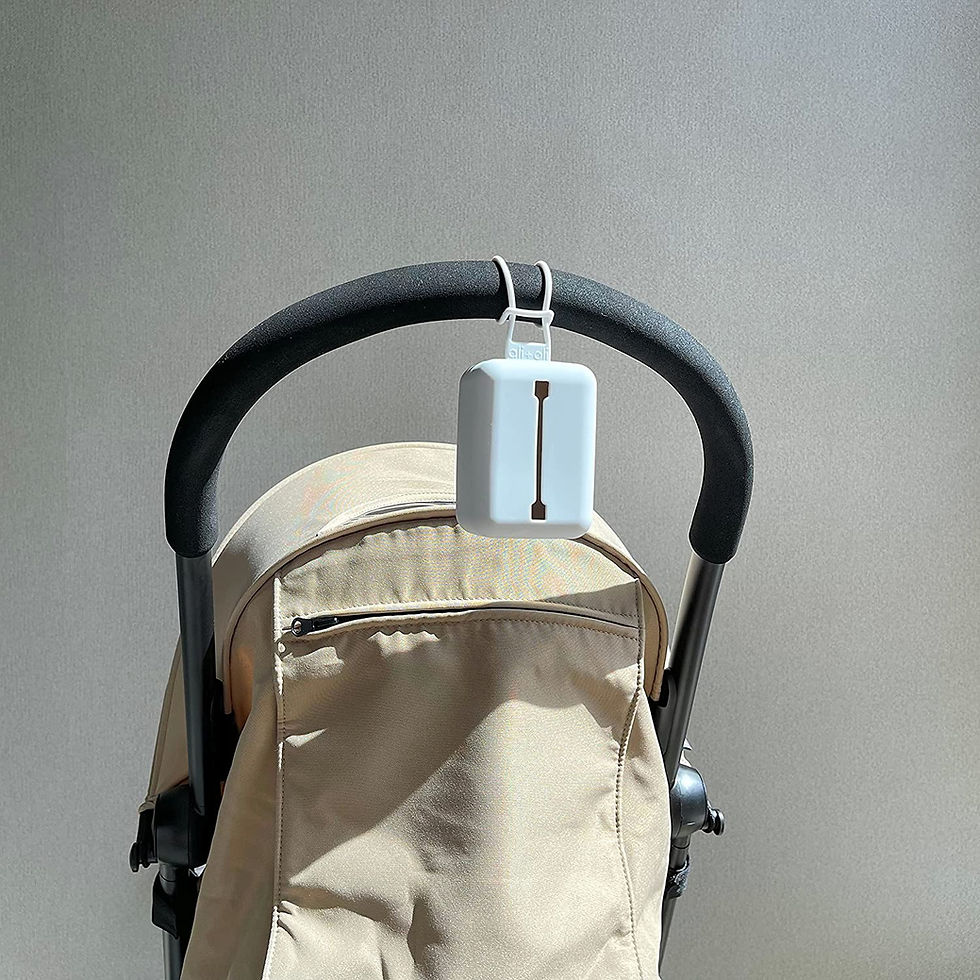 Thumbnail: Pacifier Holder Pouch - Blue Mist