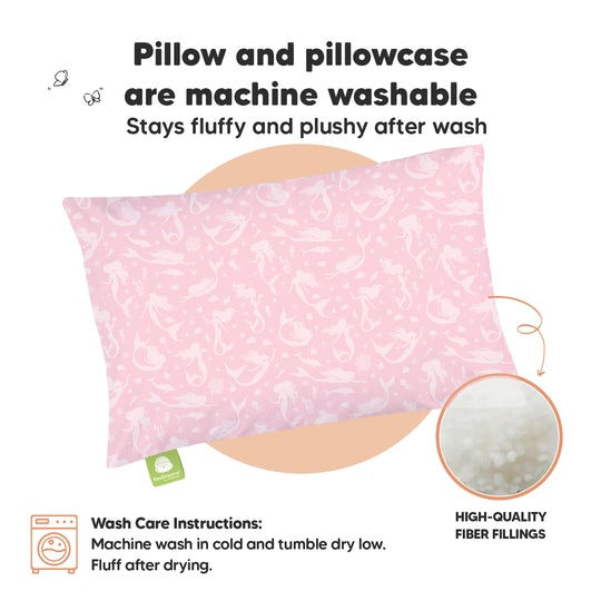 Thumbnail: Toddler Pillow & Pillowcase - Mermaid