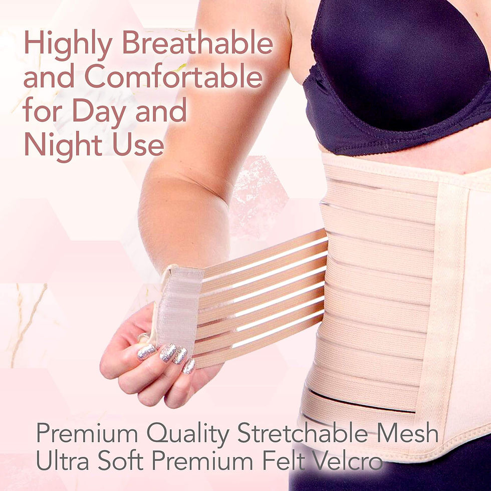 Thumbnail: 3 in 1 Postpartum Belt - Tan