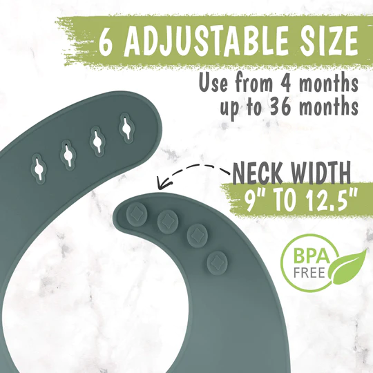 Thumbnail: Silicone Bibs - 2pk - Combat
