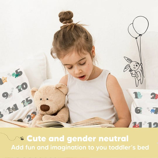 Thumbnail: Toddler Pillow & Pillowcase - 123