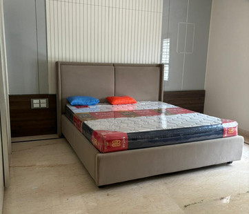 bedroom interior design for a villa in bangalore